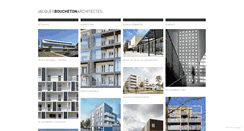 Desktop Screenshot of jacquesbouchetonarchitecte.fr